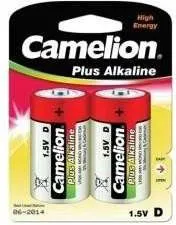 Элемент питания алкалиновый LR LR20 BL-2 (блист.2шт) Camelion 1654
