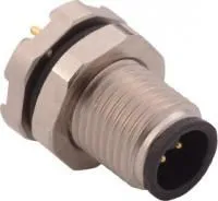 852-003-113R001, Разъем Кабеля, M Series, M5, Male, 3 Positions, Штырь на Печатную Плату, Прямой Монтаж в Панель