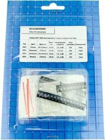 EK-HL0603RGBWY, Набор ЧИП-светодиодов 0603 (5 цвета по 15шт)