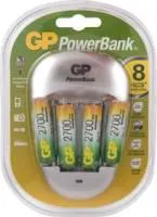 PB27, Устройство зарядное 1-4 AA/AAA Ni-MH + USB, 4 аккумулятора AA 2700mah