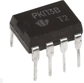 КР293КП3В (5П14.3В), Сдвоенное двунаправленное высоковольтное МОП-реле 400В/40ОМ, корпус DIP8