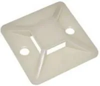 Площадка самокл. 30х30 под хомуты бел. (уп.100шт) ИЭК UHP30-30-100