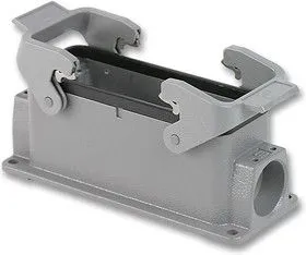 0930 024 1230, Корпус разъема, Корпус поверхностного монтажа, Стандартными разъемами Han, 24B, Корпус из Металла