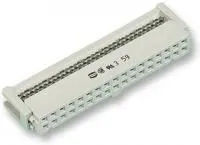 09 18 534 7803, Разъем типа провод-плата, без компенсатора натяжения, 2.54 мм, 34 контакт(-ов), Гнездо