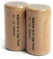ROBITON 1800NCSC High Power SR2, Аккумулятор