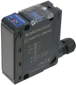 S300-PR-1-M06-RX, Фотоэлектрический датчик, MAXI, S300 серия, подавление фона, 2.5м, реле, 12В до 240В