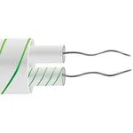 XF-1258-FAR, Thermocouple Cable, Type K, IEC, Glassfibre Insulated Flat Pair, 1/0.508 mm, 50 m
