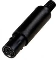 MDN-3F, разъем MiniDIN гнездо на кабель