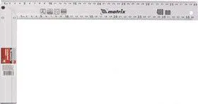 32474, Угольник, 400 мм, алюминиевый, литой