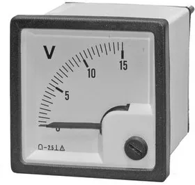 57911, Вольтметр 15В (48х48)