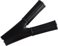 FD-1716 черный, Зажим крокодил 30А длина 75 мм в изоляторе