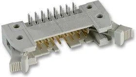 09 18 514 7913, Разъем типа провод-плата, короткая защелка, 2.54 мм, 14 контакт(-ов), Штыревой Разъем, Серия SEK 18
