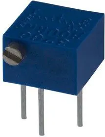 3266P-1-504LF, TRIMMER, POT, 500K, 12TURN, TH