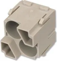 09 14 002 3001, Разъем для тяжелых условий, Han-Quintax контактный модуль, меньше контактов, Серия Han-Modular