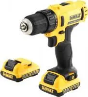 Аккум.дрель DeWALT DCD710D2 10.8В 2x2.0Ач LiION 10мм 0-400/0-1500об/мин 24/15Нм в кейсе