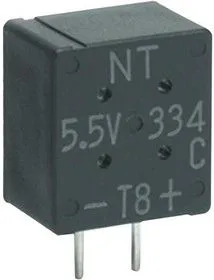 FM0V224ZF, Суперконденсатор, EDLC, 0.22 Ф, 3.5 В, Радиальные Выводы, серия FM, +80%, -20%, 5 мм
