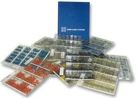 CCC-21, Комплект конденсаторов, полиэфирная пленка, 1 лист FL16/20, 16 значений, 1,000пФ до 0.47мкФ