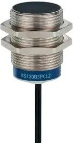 XS130B3PCL2, Индуктивный бесконтактный датчик, цилиндрический, OsiSense XS, M30, 15мм, PNP-NO/NC, 12 - 24В DC