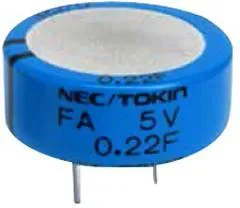 FA1A223ZF, Суперконденсатор, EDLC, 22000 мкФ, 11 В, Радиальные Выводы, FA Series, +80%, -20%, 5.1 мм