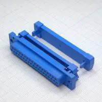 DI-37F, Гнездо 37 pin на шлейф, пластик