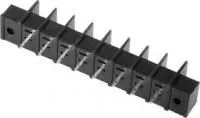 X977T08 (DG25C-A-08P), Клеммник шаг 7.62мм с отверстием 8-контактный