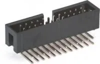 BH-24R (IDC-24MR) (DS1013-24R), Вилка на плату угловая 24 конт. 2.54мм