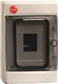 Щиток ОП на 4 мод. IP65 серый DKC 85604