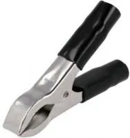 27.722.2, Зажим крокодил 30А черный