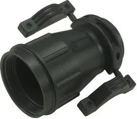 UTG22AC, Зажим круглого разъема, прямой с компенсатором натяжения, 22, 23 мм, Серия Trim Trio UTG