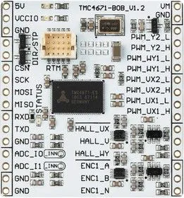 TMC4671-BOB, Breakout Board, TCM4671 Servo Motor Controller, BLDC/PMSM, 2-Phase Stepper Motors
