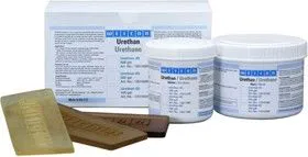 WEICON Уретан 60 (0,5 кг) Прочный резиновый компаунд для эластичного покрытия, основа полиуретан, твердость: А60. Светло-коричневый