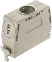 09330240401, Разъем для тяжелых условий, Hood, Side Entry, Top Entry, Корпус из PC (Поликарбоната), Защелка, 24B