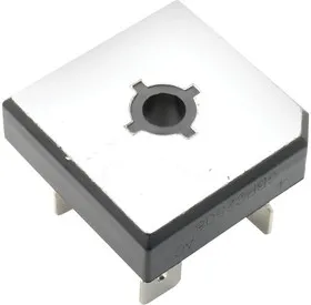 GBPC2508+, Мостовой выпрямитель, 1 Фаза, 800 В, 25 А, Модуль, 1.1 В, 4 вывод(-ов)