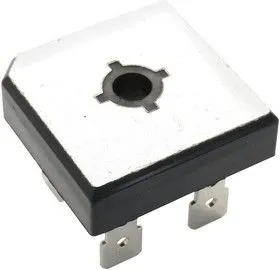 GBPC5006+, Мостовой выпрямитель, 1 Фаза, 600 В, 50 А, Модуль, 1.2 В, 4 вывод(-ов)