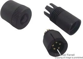 09 9789 71 05, Круглый разъем, Серия 719, Штекер на Кабель, 5 контакт(-ов), Контакт под Пайку
