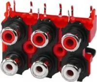 RS-613 (RCA-613), RCA JACK 6 разъемов на плату