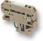 041216 SAKR, Клеммная колодка на DIN рейку, 2 вывод(-ов), 22 AWG, 12 AWG, 4 мм, Винт, 10 А