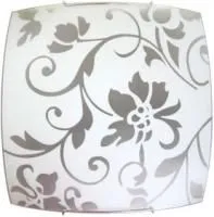 Светильник НПБ 09-60-003 Эрика 300х300 1х60Вт E27 IP20 мат. бел./крепеж хром (инд. упак.) Элетех 1005205506