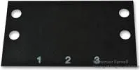MS-3-142, TERMINAL BLOCK MARKER, 1 TO 3, 14.3MM