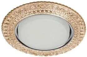 Светильник DK LD26 CHP/WH декор cо светодиодной подсветкой Gx53 шампань ЭРА Б0029640