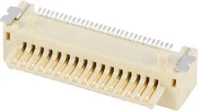 10138400-111151LF, CONN, STACKING, HEADER, 51POS, 1ROW, 1MM