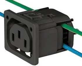 3-104-311, Разъем ввода питания, поперечное выравнивание, 12AWG, 6610-5 Series, Гнездо, 250 В AC, 10 А