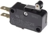 V-155-1C25, Микропереключатель OFF-(ON) 15A, 250VAC