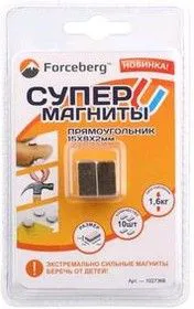 Неодимовый магнит-прямоугольник 1582 мм (10 шт)