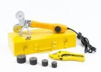 94203, Аппарат для сварки пластиковых труб DWP-750, 750Вт, 260-300 град.,компл насадок, 20 - 40 мм