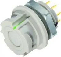 09-0774-490-08, Круглый разъем, 770 Series, Гнездо с Монтажом в Панель, 8 контакт(-ов), Гнездо под Пайку