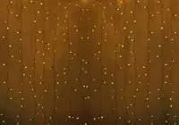 235-301-6, Гирлянда Светодиодный Дождь 2х1,5м, постоянное свечение, прозрачный провод, 230 В, диоды ЖЁЛТЫЕ, 1