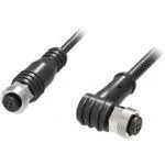 CA12-S4F2C кабель 2m, прямой разъем М12 4 pin