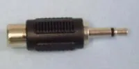 PS000144, Аудио адаптер, Mono Plug - 3.5mm, Гнездо RCA / Phono
