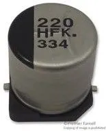EEE1HA100AP, SMD электролитический конденсатор, Radial Can - SMD, 10 мкФ, 50 В, Серия S, 2000 часов при 85C